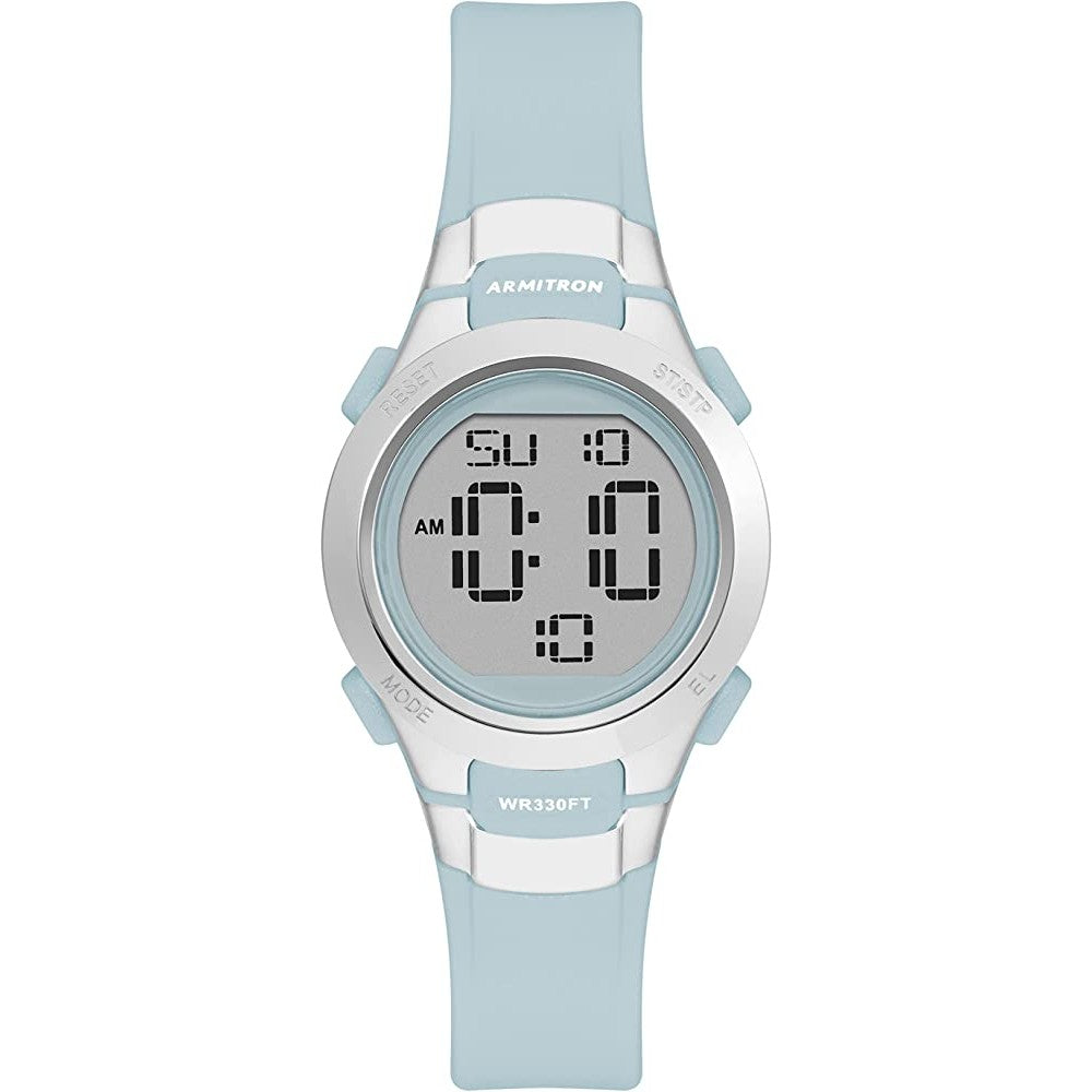 Armitron Sport Women's Digital Chronograph Resin Strap Watch, 45/7012 - LBLS
