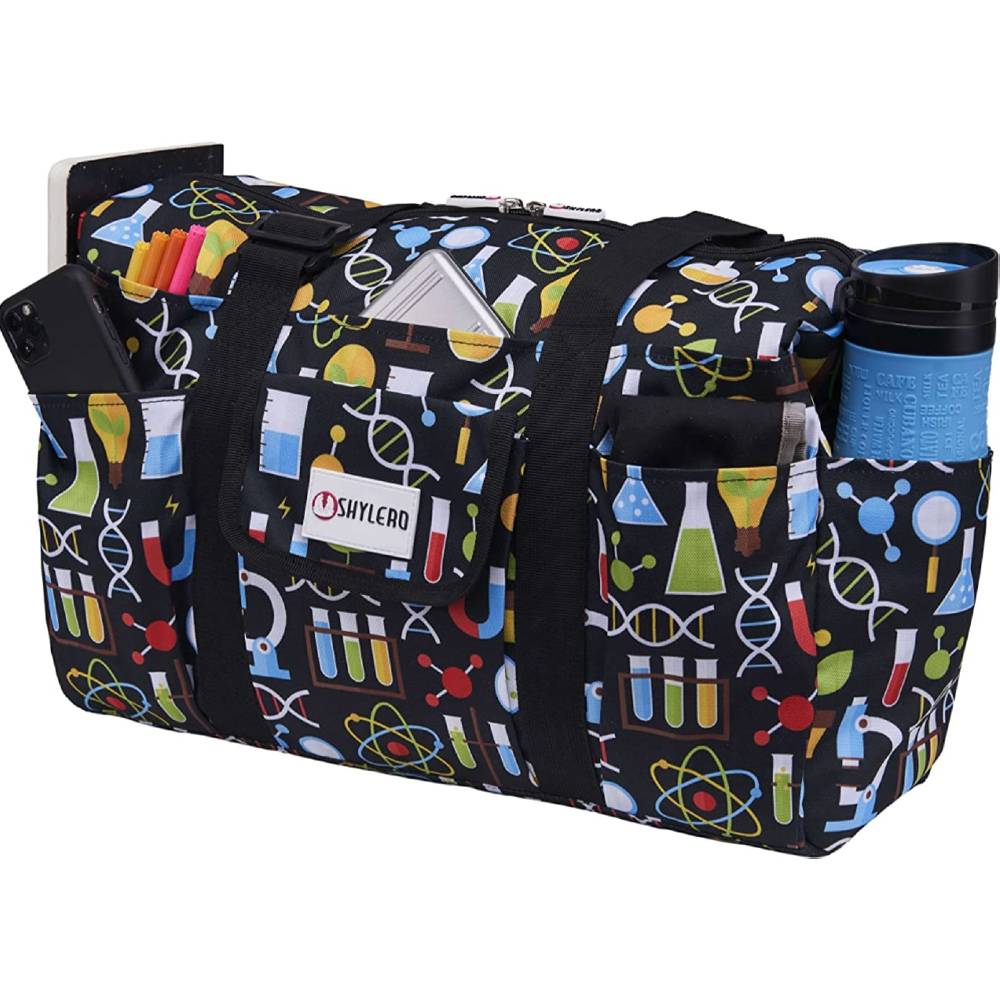 Nurse Bag and Utility Tote - 14 Outside and 7 Inside Pockets - Large and Waterproof Bag | Multiple Colors - BATS