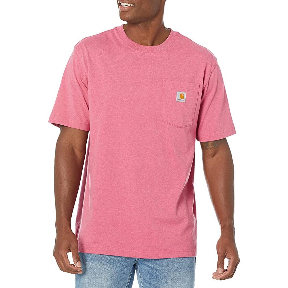 Carhartt Men's Loose Fit Heavyweight Short-Sleeve Pocket T-Shirt | Multiple Colors and Sizes - RH
