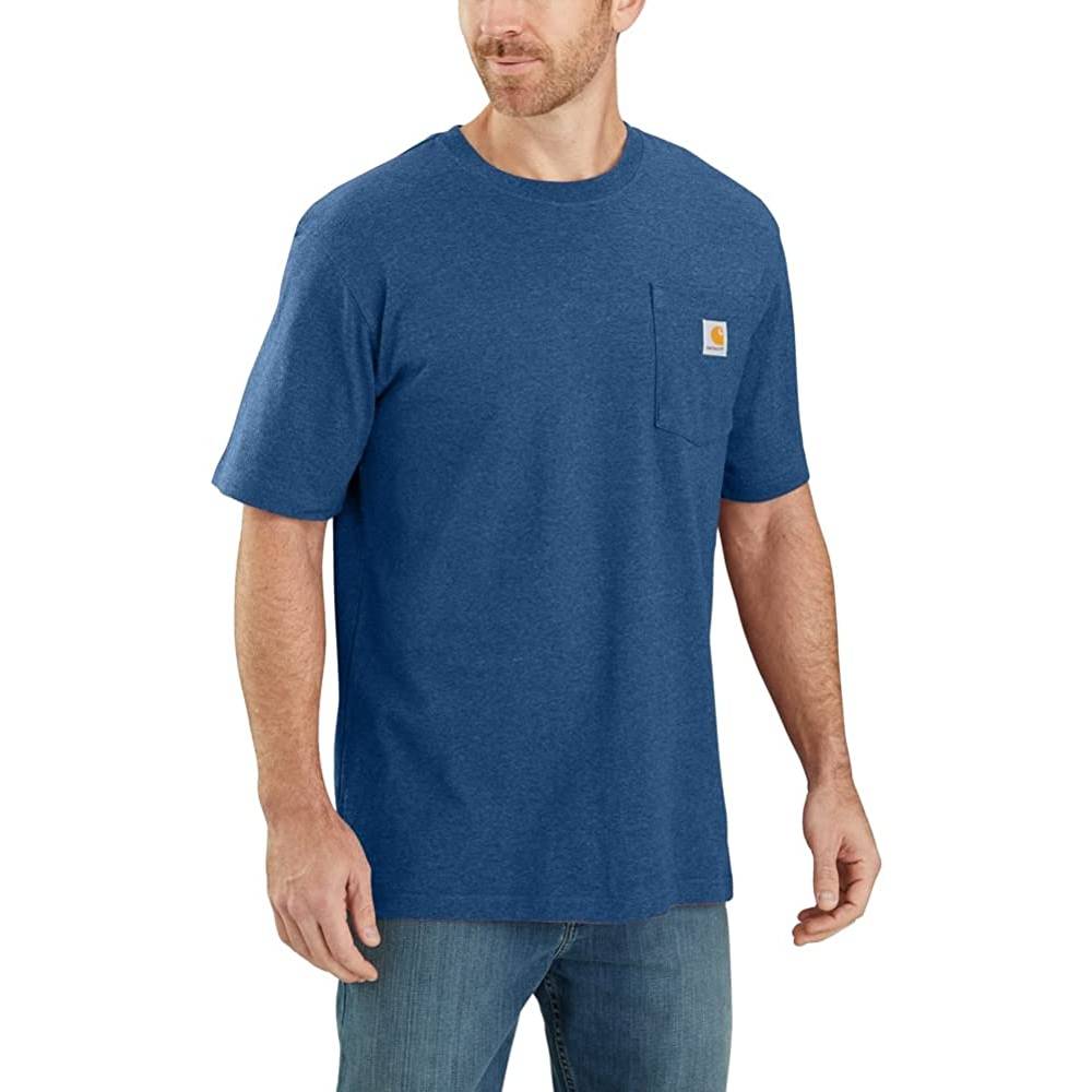 Carhartt Men's Loose Fit Heavyweight Short-Sleeve Pocket T-Shirt | Multiple Colors and Sizes - LH