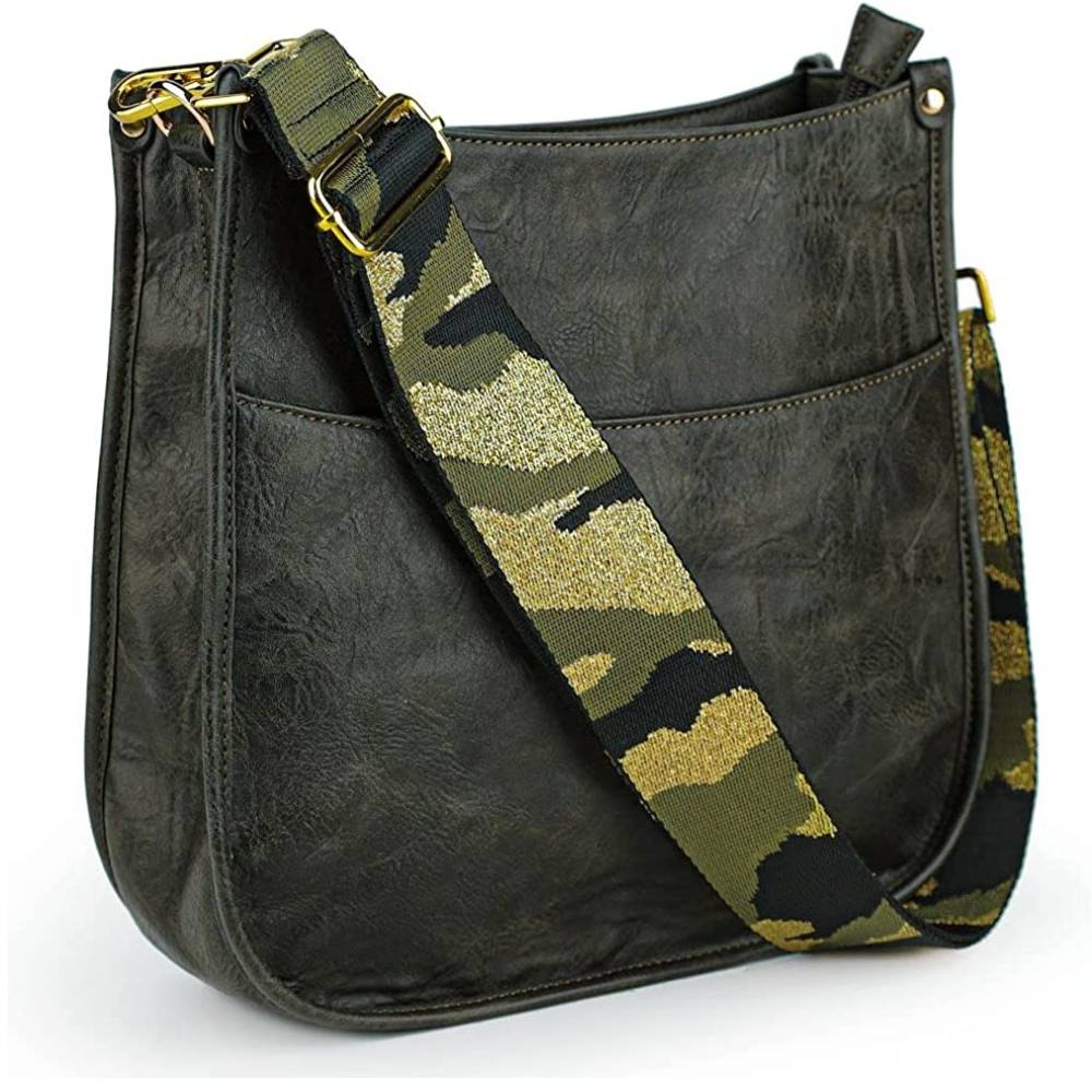 Viva Terry Vegan Leather Crossbody Fashion Shoulder Bag Purse with Adjustable Strap | Multiple Colors - AG