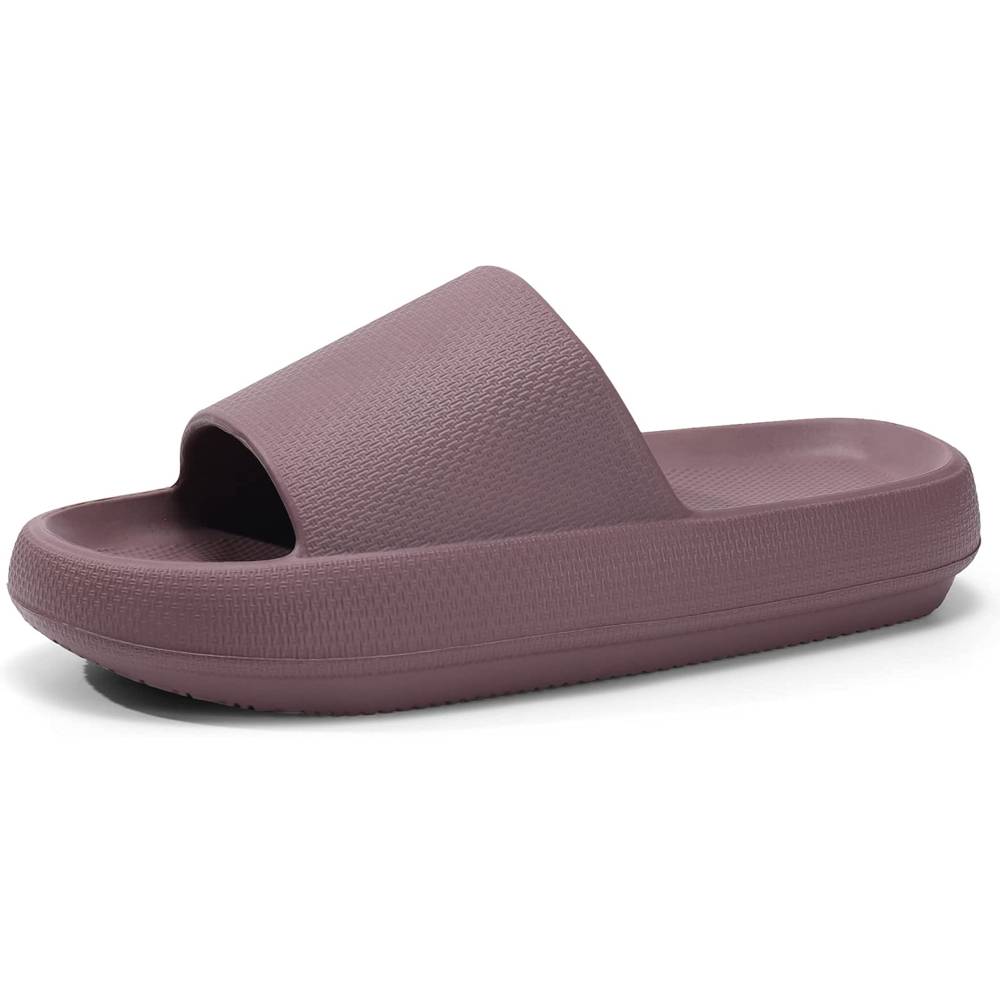Welltree Cloud Slides for Women Men Pillow Slippers Non-Slip Bathroom Shower Sandals Soft Thick Sole Indoor and Outdoor Slides | Multiple Colors and Sizes - WR