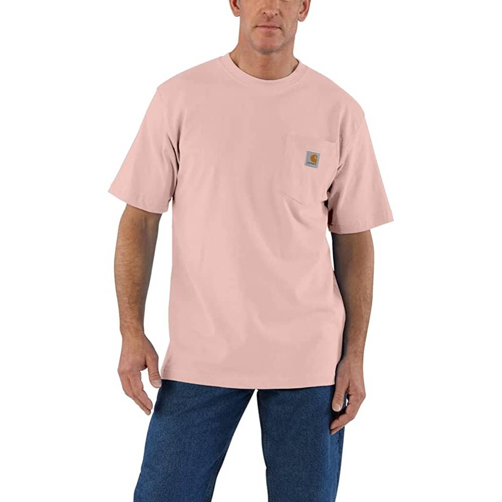 Carhartt Men's Loose Fit Heavyweight Short-Sleeve Pocket T-Shirt | Multiple Colors and Sizes - AR