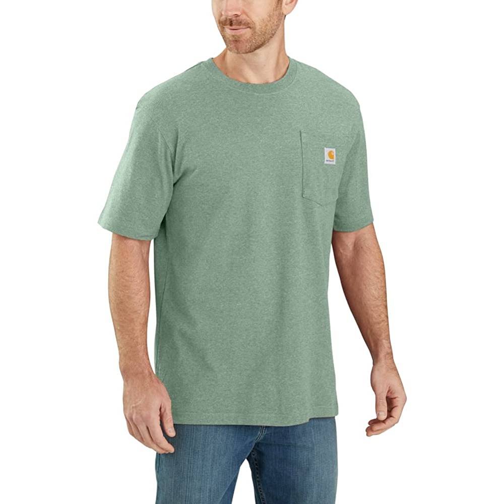 Carhartt Men's Loose Fit Heavyweight Short-Sleeve Pocket T-Shirt | Multiple Colors and Sizes - JH