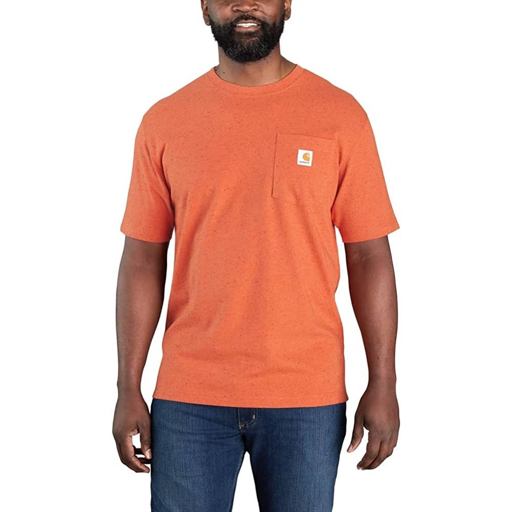 Carhartt Men's Loose Fit Heavyweight Short-Sleeve Pocket T-Shirt | Multiple Colors and Sizes - DOH