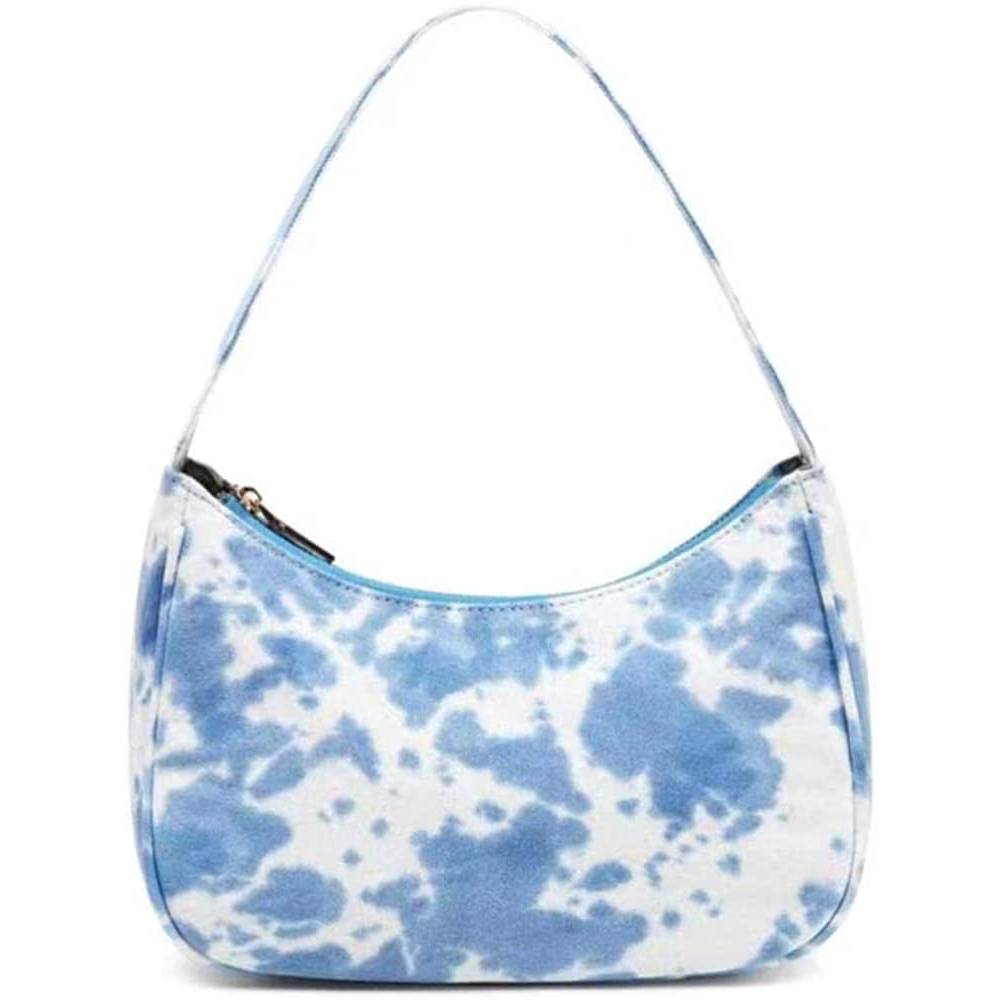 CYHTWSDJ Shoulder Bags for Women, Cute Hobo Tote Handbag Mini Clutch Purse with Zipper Closure | Multiple Colors - DE