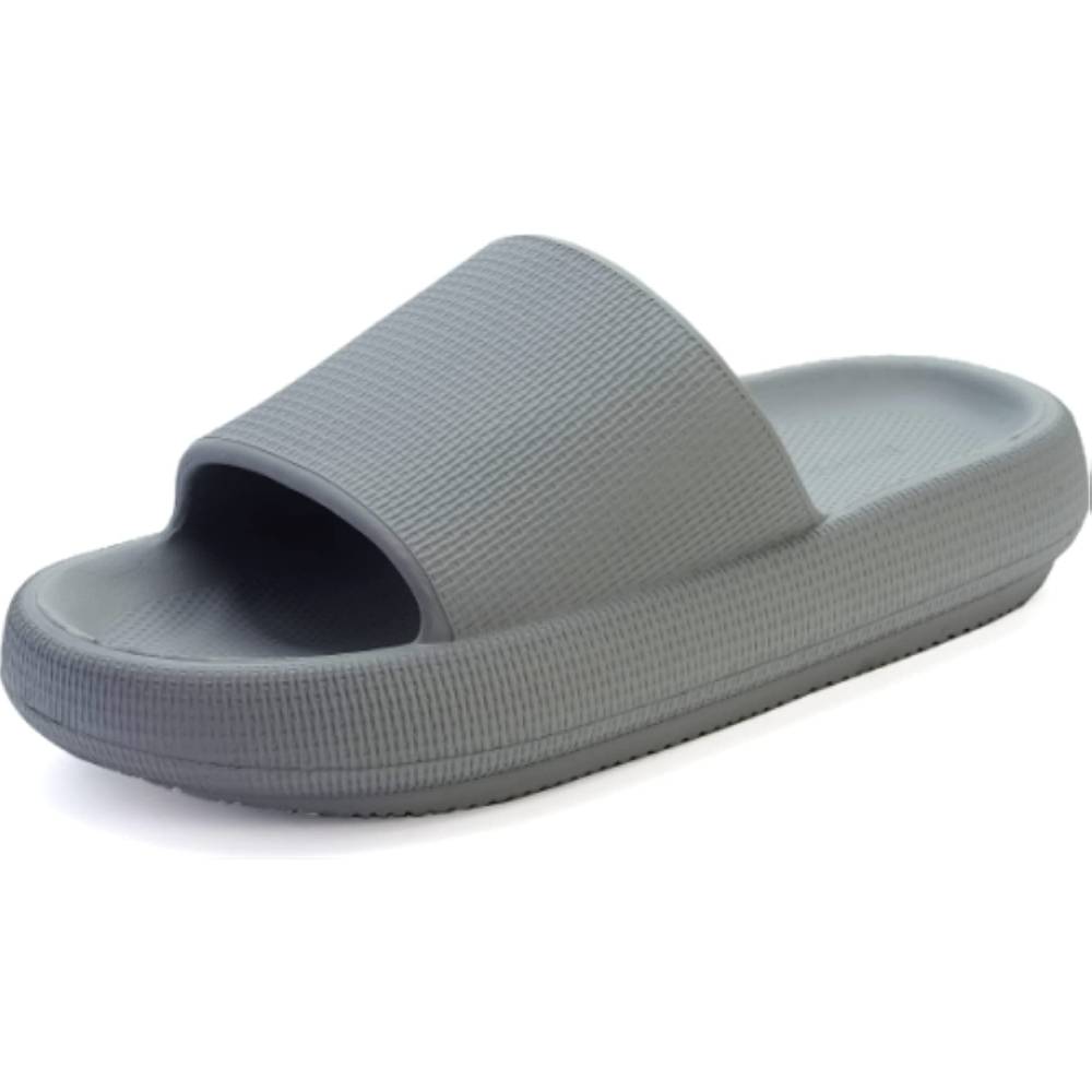 BRONAX Cloud Slippers for Women and Men | Pillow Slippers Bathroom Sandals | Extremely Comfy | Cushioned Thick Sole - GY